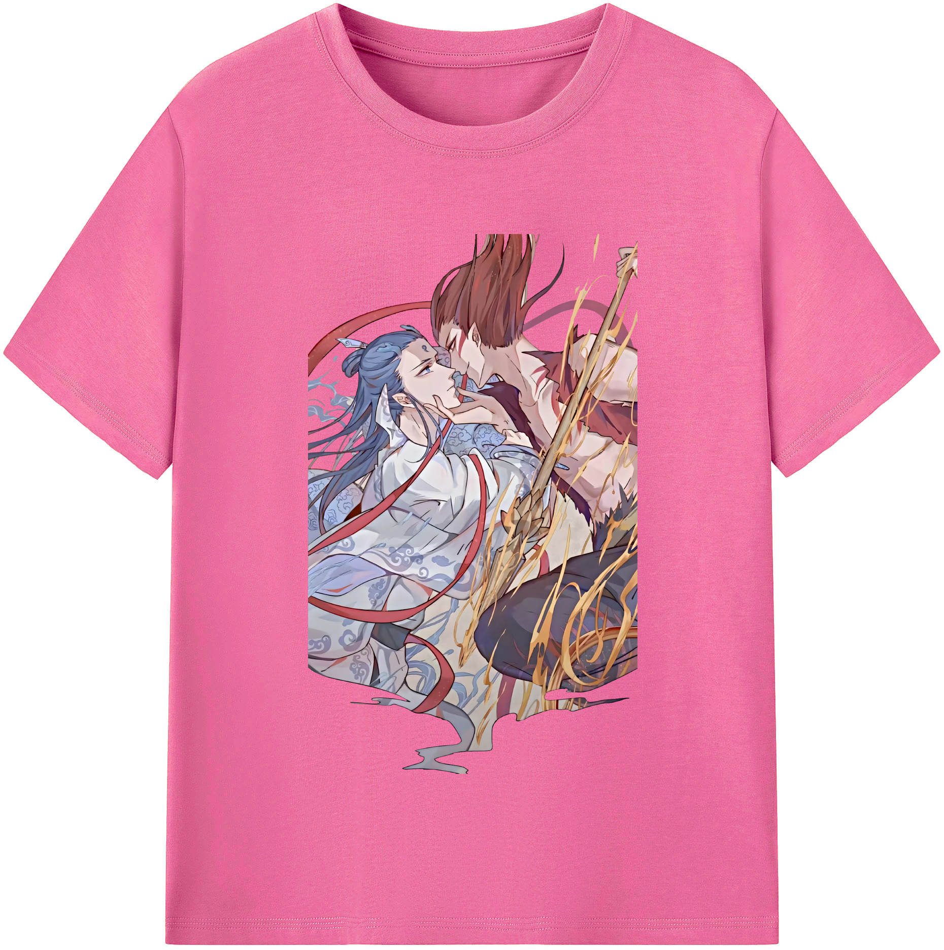 （画像用） Ne Zha 2 ナタ 魔童の大暴れ レディースカジュアルプリントTシャツ（綿100％）